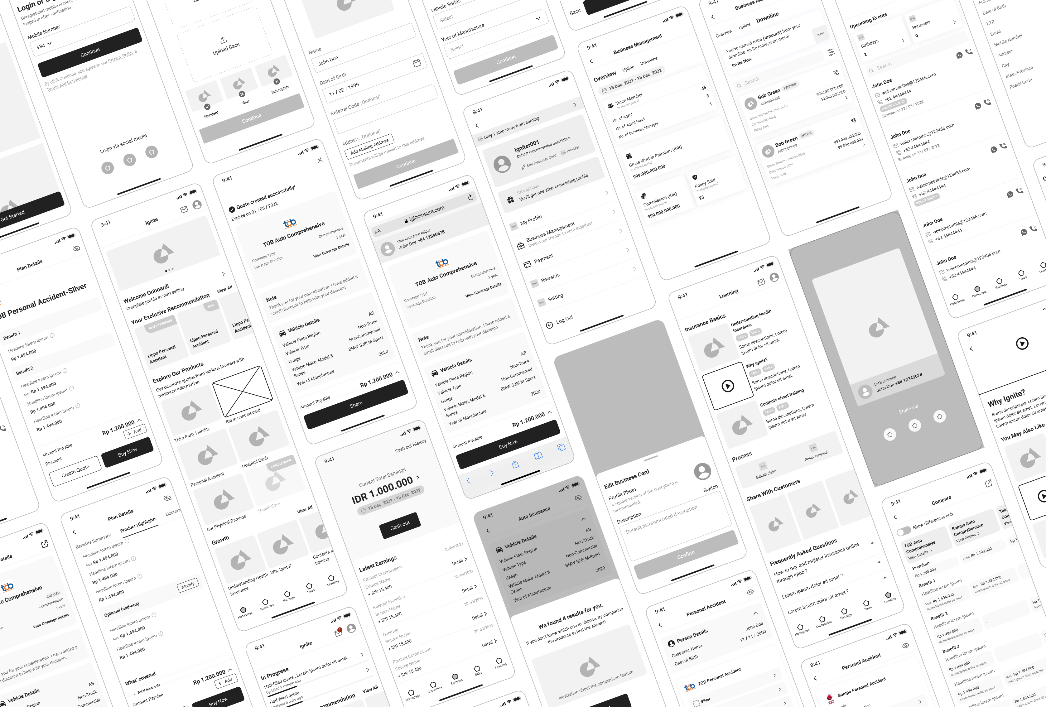 Lo-fi interactive prototype